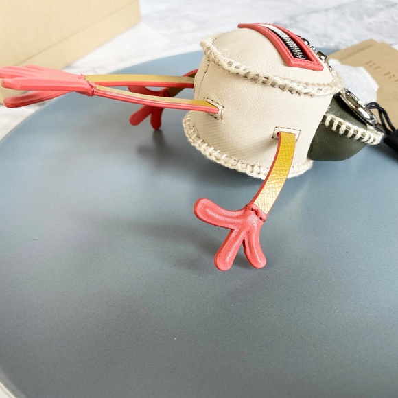 NEW Burberry Studded Leather Frog Charm - Picture 5 of 7